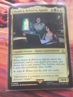 Shaun And Rebecca, Agents Assassins Creed Magic The Gathering Foil - Image 2