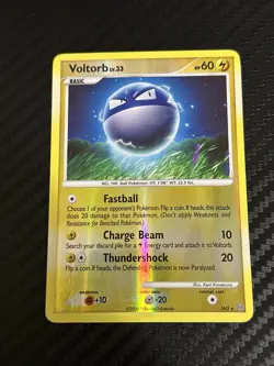 Pokemon TCG Stormfront Holo Shiny Blue Voltorb SH3 - Image 1