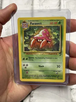 Pokemon Parasect 55/130 Base Set 2 Pokemon Card NM/MT Nintendo Uncommon Vintage - Image 1