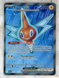 2025 Pokemon PFL EN- Phantasmal Flames #111 Rotom ex UR - Image 1