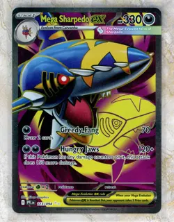 2025 Pokemon PFL EN- Phantasmal Flames #113 Mega Sharpedo ex UR - Image 1