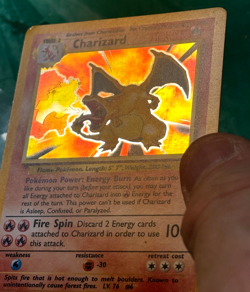 Charizard 4/102 Holo Rare Base Set Unlimited - MP Pokemon 1999 TCG Card - Image 4