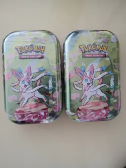 2x Pokemon TCG: Scarlet & Violet Prismatic Evolutions Mini Tin - SEALED✅ - Image 1