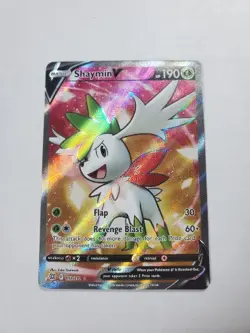 Pokemon TCG Shaymin V Sword & Shield: Brilliant Stars 152/172 Holo Ultra Rare - Image 1