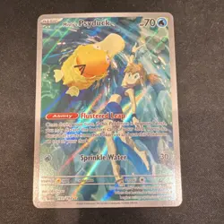 Pokemon Misty's Psyduck 70 HP Illustration Rare Holo Full Art Sv10 193/182 - Image 1