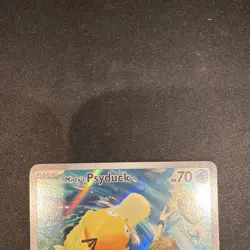 Pokemon Misty's Psyduck 70 HP Illustration Rare Holo Full Art Sv10 193/182 - Image 2