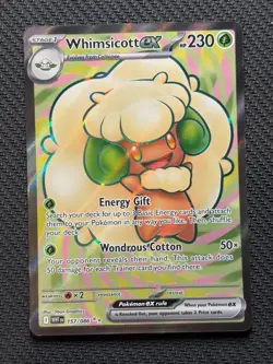 Whimsicott ex 157/086~ Cute ~ Pink & Pastel Pokemon Gallery - Image 1