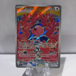 Pokemon TCG Flamigo 227/193 Illustration Rare – Paldea Evolved Scarlet & Violet - Image 1