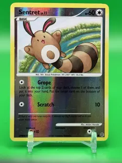 Pokemon Sentret 104/132 Secret Wonders Reverse Holo Pokemon Common MP H7 - Image 1