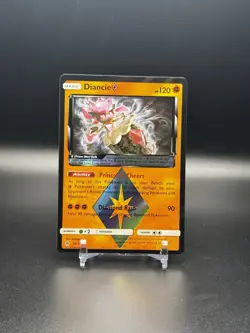 POKEMON SUN & MOON FORBIDDEN LIGHT #74 DIANCE PRISM STAR HOLO PRISM RARE - NM - Image 1