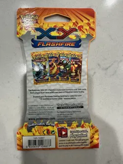 XY FLASHFIRE -Sleeved Booster Pack-Sealed- Pokemon TCG-Kangaskhan Art!!! Read - Image 2