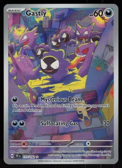 Gastly 177/162 Illustration Rare Temporal Forces Pokemon - Image 1