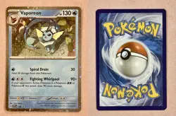 Vaporeon | 168 | Scarlet & Violet | 2023 Pokemon Promo | Holo | NM - Image 3