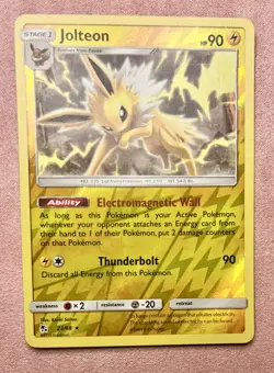 Jolteon | 23/68 | Hidden Fates | 2019 Pokemon Rare | Reverse Holo | NM - Image 1