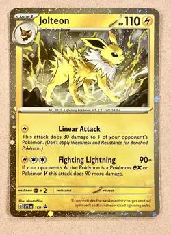 Jolteon | 169 | Scarlet & Violet | 2023 Pokemon Promo | Holo | NM - Image 1