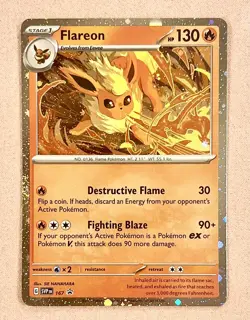 Flareon | 167 | Scarlet & Violet | 2023 Pokemon Promo | Holo | NM - Image 1