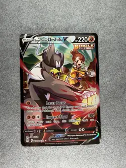 Pokemon Single Strike Urshifu V TG18/TG30 Trainer Gallery Ultra Rare Full Art H… - Image 1