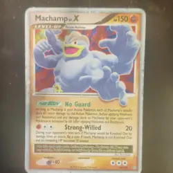 Pokemon TCG Machamp LV.X 98/100 Stormfront Ultra Rare Holo 150 HP Level Up - Image 1