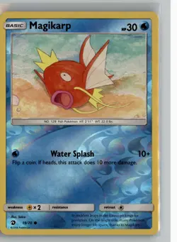 MAGIKARP 19/70 C DRAGON MAJESTY POKEMON REVERSE HOLO NM - Image 1