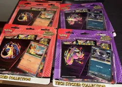 4x🔥Pokemon TCG Ascended Heroes Tech Sticker Collection - Image 1