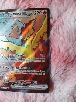 Pokemon TCG Team Rocket's Moltres Ex 208/182 Sv10:Destined Rivals Ultra Rare - Image 3