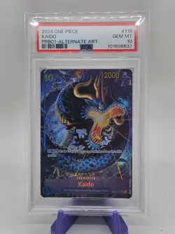 PSA 10 Kaido #118 PRB01 (Alternate Art) 2024 One Piece (Gem Mint 10) - Image 1