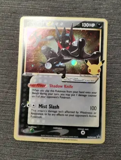 Pokemon Greninja Black Star Holo Promo SWSH144 Celebrations Small Crease In Card - Image 2