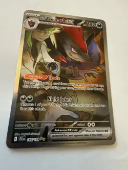 N’s Zoroark ex 185/159 Secret Rare Journey Together Full Art NM Pokemon Card - Image 2