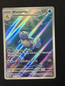 Pokemon TCG Wartortle Scarlet & Violet 151 Card Holo IR 171/165 NM - Image 1