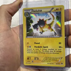 Pokemon TCG Heliolisk XY Phantom Forces 30/119 Holo Rare English 2014 LP+ Card - Image 2