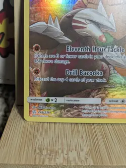 Pokemon TCG Card S&M Cosmic Eclipse - Excadrill Secret Character Rare 246/236 - Image 3
