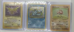 Vintage Pokemon lot of 8 holo cards Base Set 2, Jungle, Fossil WOTC era 1999 - Image 2