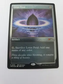 Lotus Petal (Foil Etched) Unique and Miscellaneous Promos Foil - Image 5
