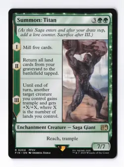Summon: Titan 0204 (R) MTG FINAL FANTASY (FIN) - Image 1