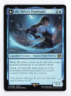 Jill, Shiva's Dominant (Foil) 0058 (R) MTG FINAL FANTASY (FIN) - Image 1