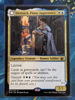 MTG Dennick, Pious Apprentice - NM - Innistrad: Midnight Hunt - Image 1