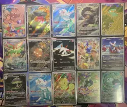 Pokemon TCG Illustration Rare Full Art Lot (21) Destined Rivals Mega Evolution + - Image 1
