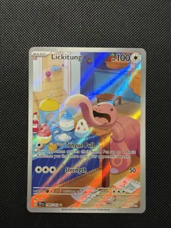 Pokemon Temporal Forces - Lickitung - 180/162 - Illustration Art Rare - M/NM - Image 2