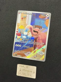 Pokemon Temporal Forces - Lickitung - 180/162 - Illustration Art Rare - M/NM - Image 4