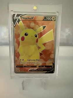 Pikachu V #157/172 2022 Brilliant Stars SWSH Full Art NM+! Pokemon TCG! - Image 2