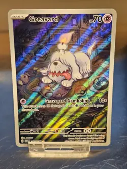 Pokemon TCG Greavard 214/198 Sv01: Scarlet & Violet Base Set Illustration Rare - Image 1