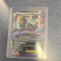 Pokemon Umbreon EX Holo Darkness XY 55/124 Basic Veil of Darkness Endgame - Image 1