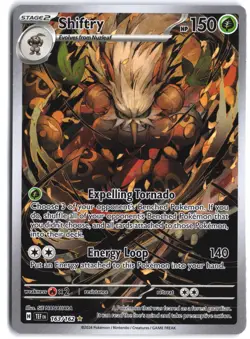 Shiftry 163/162 Illustration Rare Temporal Forces Pokemon - Image 1