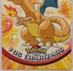1999 Charizard #06 Topps Red Logo Pokemon TV Animation Card - Image 3