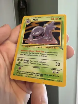 Muk - 13/62 - Pokemon TCG Fossil Unlimited Holo Rare Card WOTC DMG - Image 5