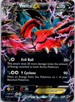 Yveltal EX #XY08 Holo XY Promos Pokemon HP/DMG - Image 1