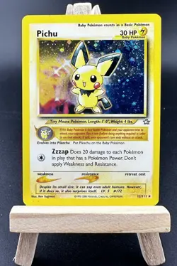 Pichu 12/111 Neo Genesis Unlimited Holo Rare Pokemon See All Pictures - Image 1