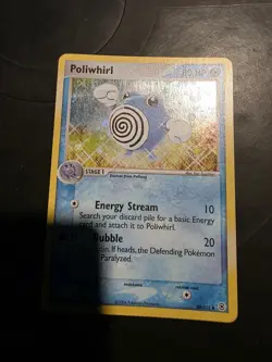 Pokemon TCG Poliwhirl 46/112 and Poliwag 75/112 FireRed LeafGreen Reverse Holos - Image 3
