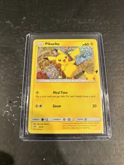 2021 Pokemon McDonald's 25th Anniversary Special Edition Pikachu #25/25 - Image 1