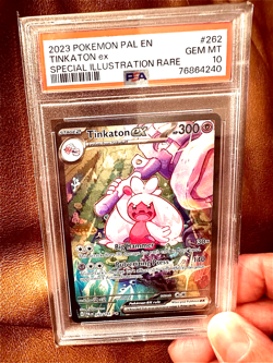 2023 POKEMON PAL EN-PALDEA EVOLVED SPECIAL ILLUSTRATION RARE TINKATON EX PSA 10 - Image 3